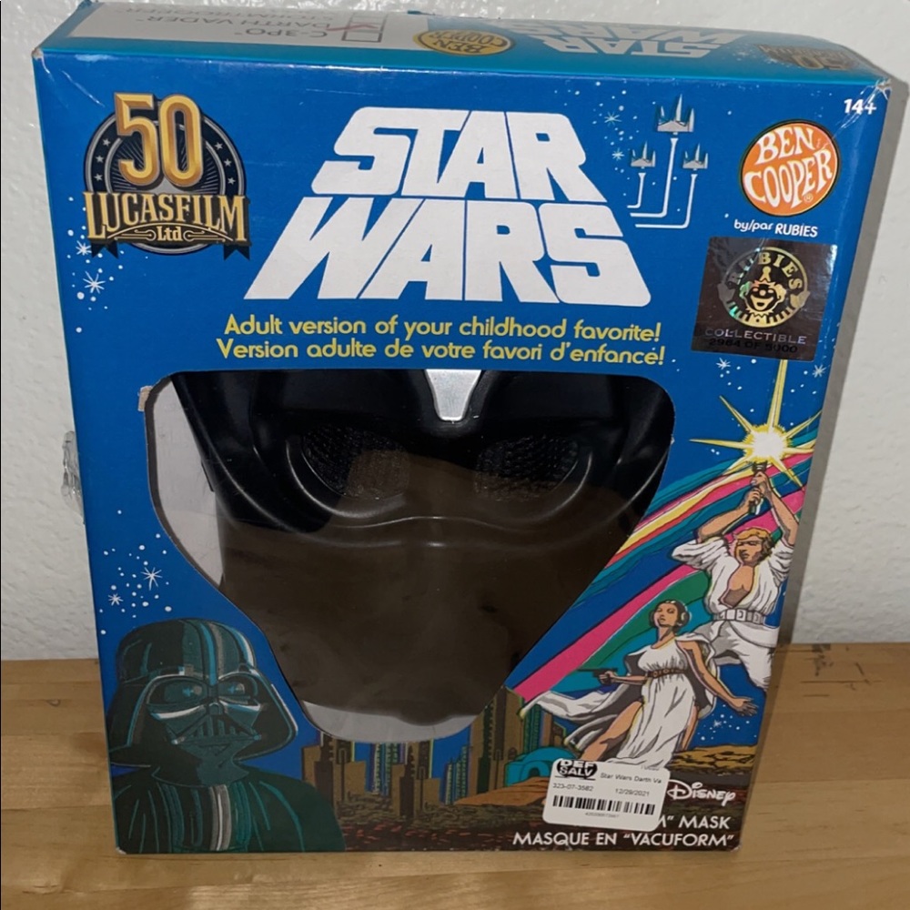 Star Wars Darth Vader Ben cooper mask